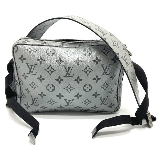LOUIS VUITTON Shoulder Bag M43859 Monogram Canvas, Monogram Reflect Canvas Silver Monogram reflect Messenger PM mens Used Authentic