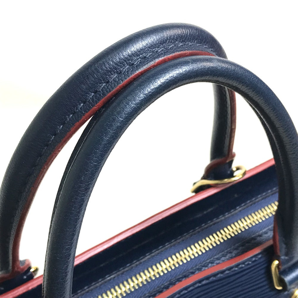 LOUIS VUITTON Handbag M54150 Epi Leather Navy x red Epi Vaneau GM Women Used Authentic