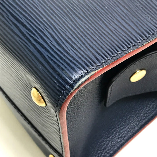 LOUIS VUITTON Handbag M54150 Epi Leather Navy x red Epi Vaneau GM Women Used Authentic