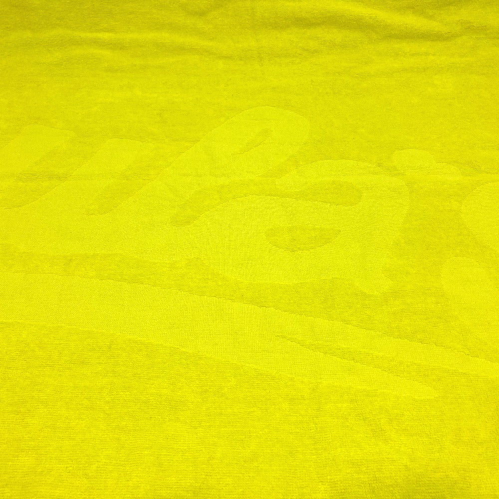 LOEWE towel cotton yellow fringe Paula's Ibiza unisex(Unisex) Used Authentic