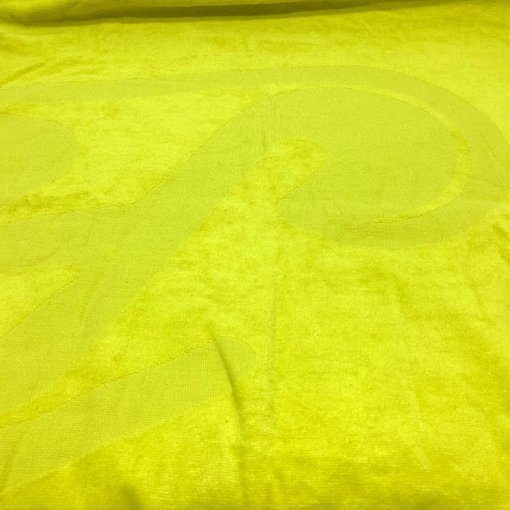 LOEWE towel cotton yellow fringe Paula's Ibiza unisex(Unisex) Used Authentic