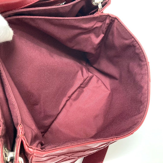 Christian Dior Shoulder Bag 10-MA-0150 leather Red Miss Dior new rock cannage Women Used Authentic