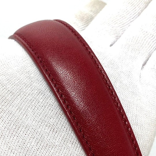 Christian Dior Shoulder Bag 10-MA-0150 leather Red Miss Dior new rock cannage Women Used Authentic