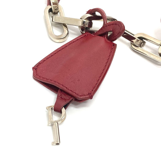 Christian Dior Shoulder Bag 10-MA-0150 leather Red Miss Dior new rock cannage Women Used Authentic