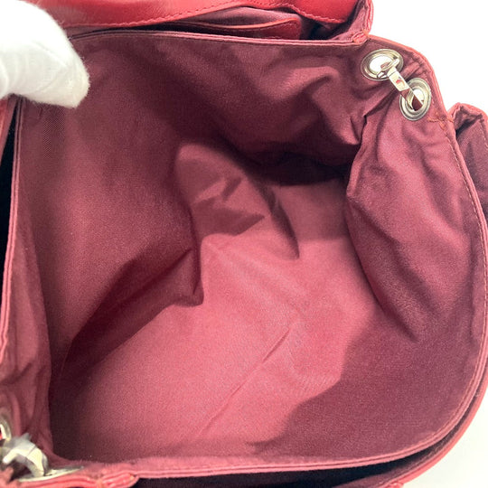 Christian Dior Shoulder Bag 10-MA-0150 leather Red Miss Dior new rock cannage Women Used Authentic