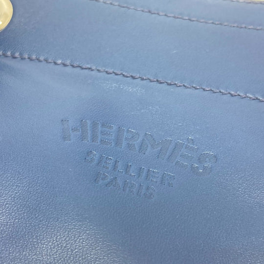 HERMES Shoulder Bag Swift blue leather Arine Mini Women Used Authentic