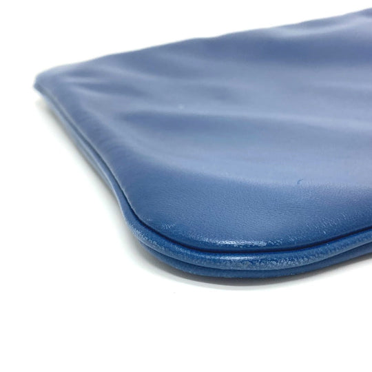 HERMES Shoulder Bag Swift blue leather Arine Mini Women Used Authentic