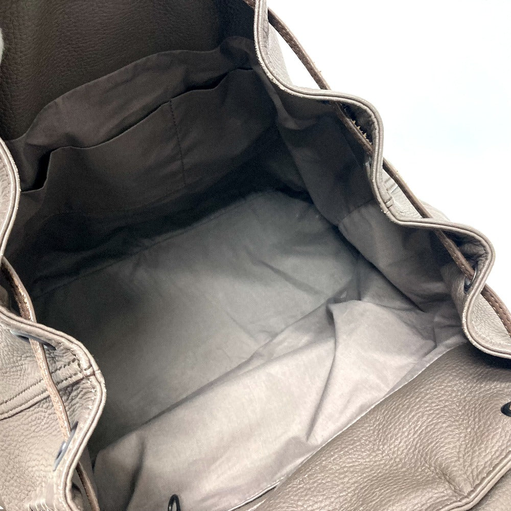 BOTTEGAVENETA Backpack B05902330W leather Brown type INTRECCIATO Cervo mens Used Authentic