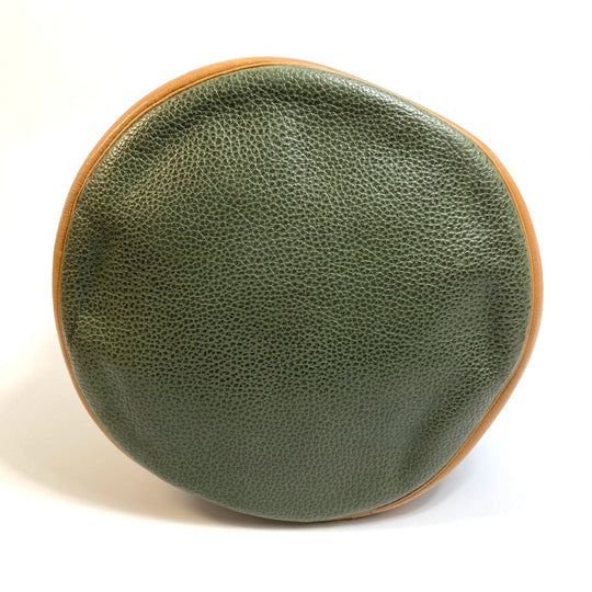 Dior Shoulder Bag leather khaki CDMetal purse Women Used Authentic