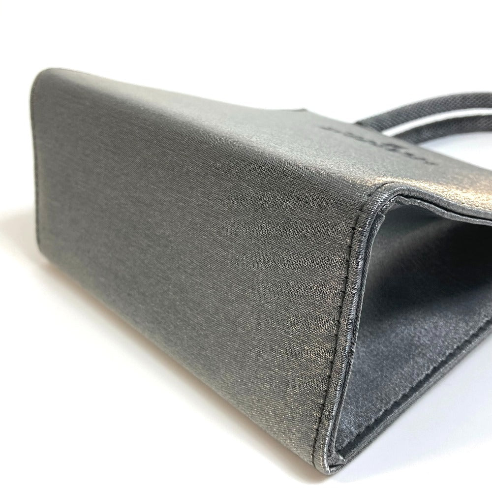GIVENCHY Handbag Nylon gray logo mini Women Used Authentic