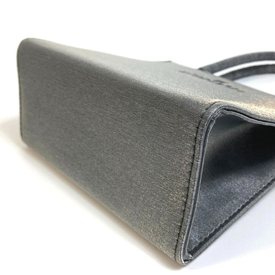 GIVENCHY Handbag Nylon gray logo mini Women Used Authentic