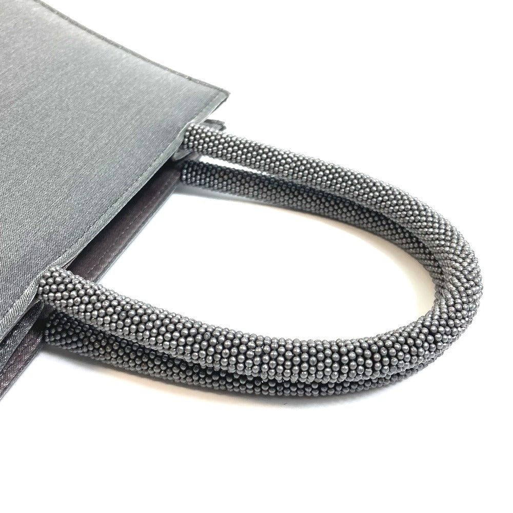 GIVENCHY Handbag Nylon gray logo mini Women Used Authentic