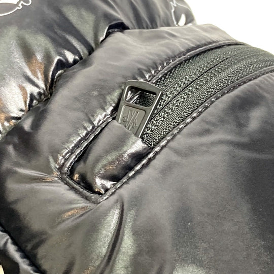 MONCLER Down jacket 1B57010 down black Felix the cat Ruin mens 3 Used Authentic