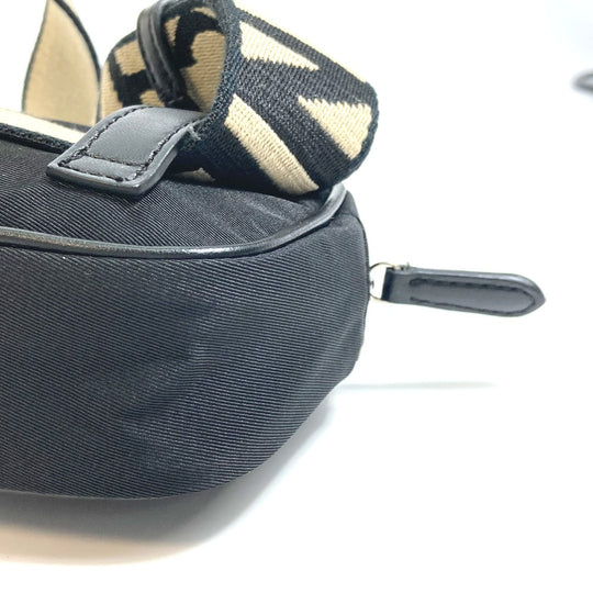 Stella McCartney Sling bag 557852 Nylon black Mini bag Women Used Authentic