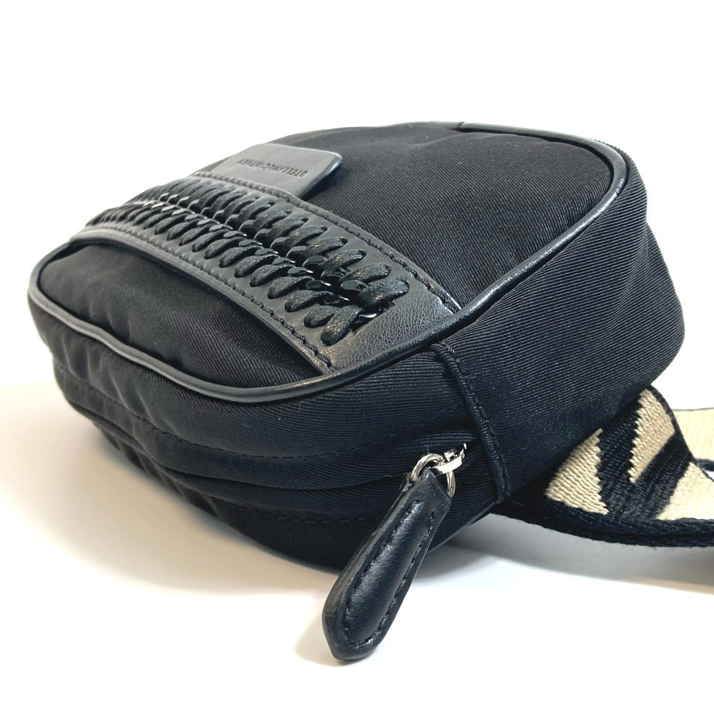 Stella McCartney Sling bag 557852 Nylon black Mini bag Women Used Authentic