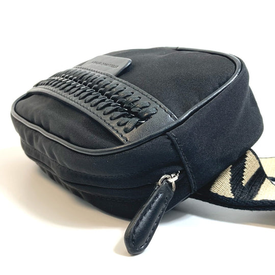 Stella McCartney Sling bag 557852 Nylon black Mini bag Women Used Authentic