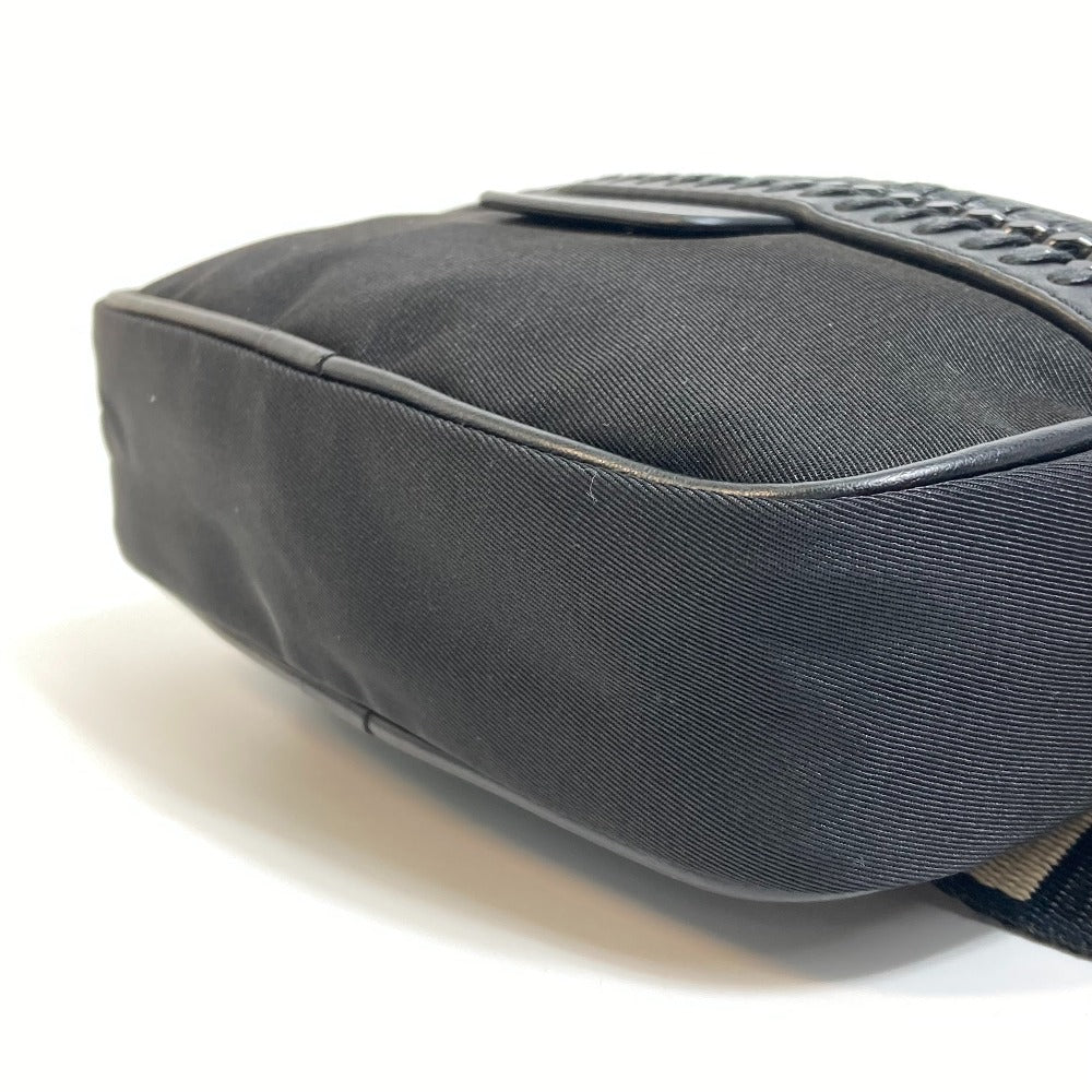 Stella McCartney Sling bag 557852 Nylon black Mini bag Women Used Authentic