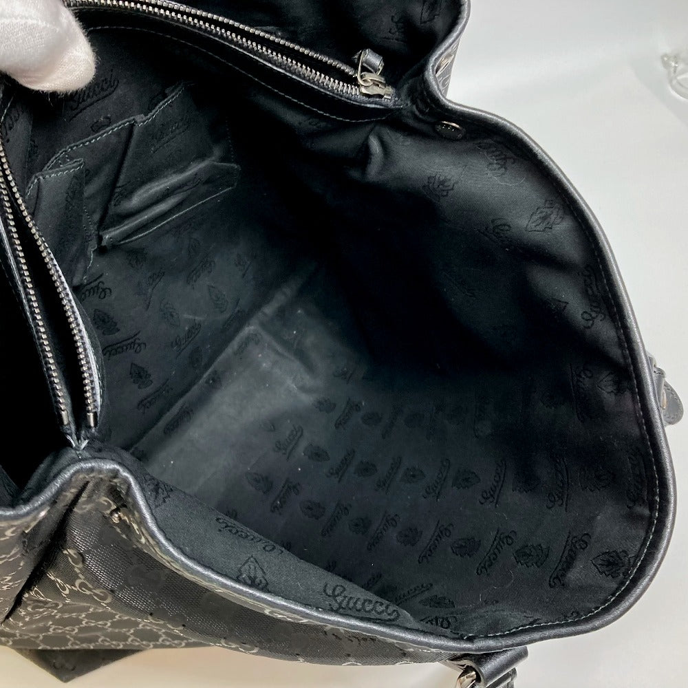 GUCCI Tote Bag 223668 GG implementation black GG implementation mens Used Authentic