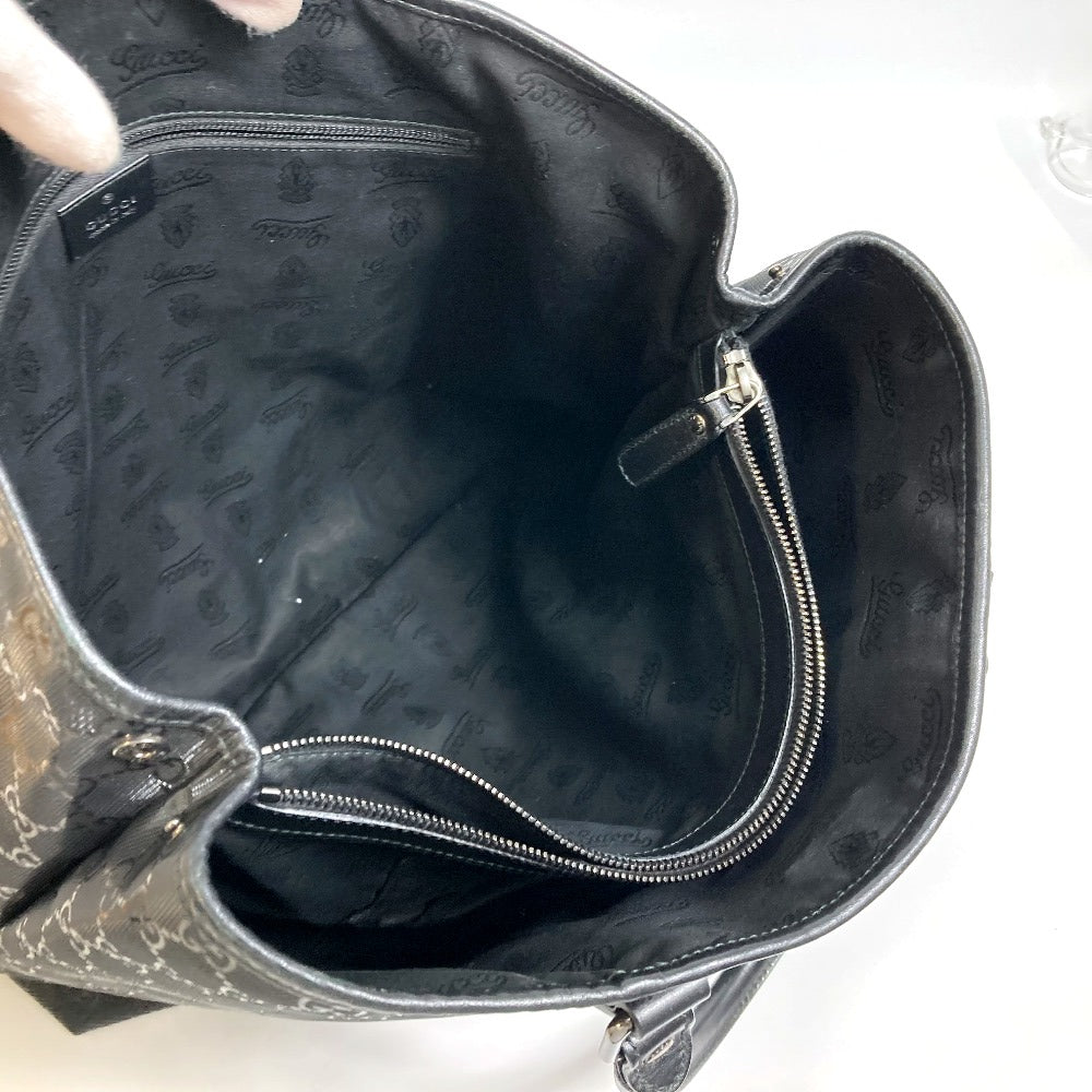 GUCCI Tote Bag 223668 GG implementation black GG implementation mens Used Authentic