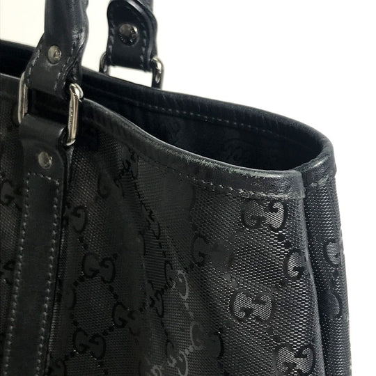 GUCCI Tote Bag 223668 GG implementation black GG implementation mens Used Authentic