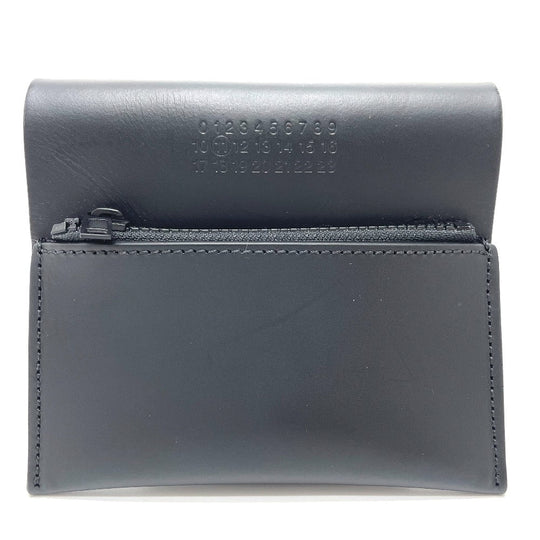 Maison Margiela Coin case leather black