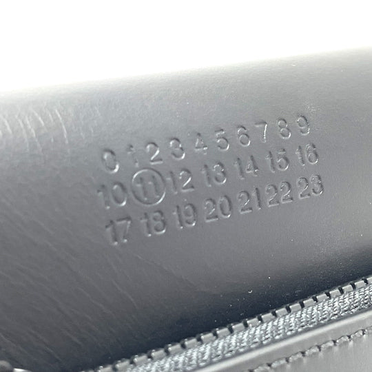 Maison Margiela Coin case leather black