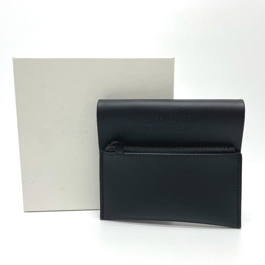 Maison Margiela Coin case leather black