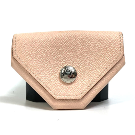 HERMES Coin case Epsom pink Revan Cattle Women Used Authentic