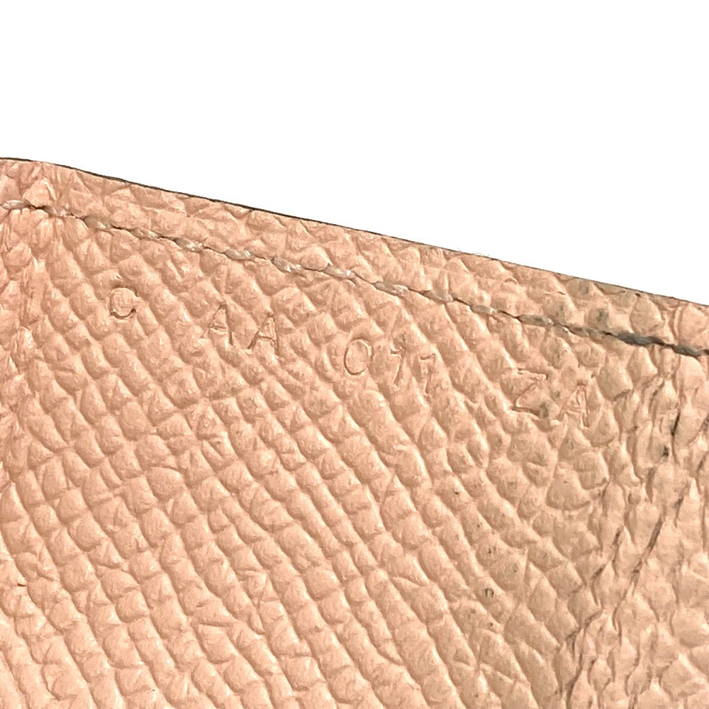 HERMES Coin case Epsom pink Revan Cattle Women Used Authentic
