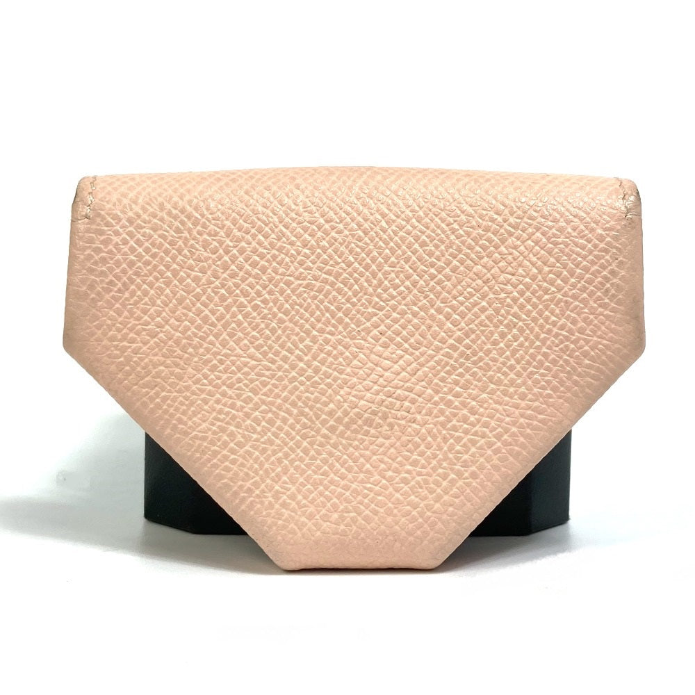 HERMES Coin case Epsom pink Revan Cattle Women Used Authentic