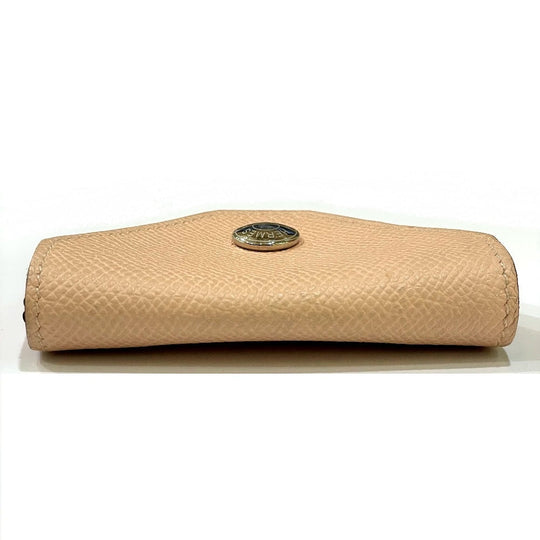 HERMES Coin case Epsom pink Revan Cattle Women Used Authentic