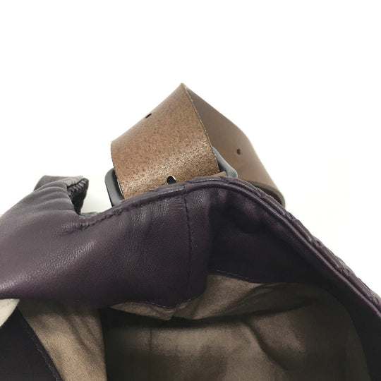 BOTTEGAVENETA Shoulder Bag 161314 leather Brown INTRECCIATO Messenger mens Used Authentic