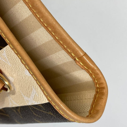 LOUIS VUITTON Tote Bag M40560 Monogram canvas Brown / beige Monogram Layul Neverfull MM Women Used Authentic