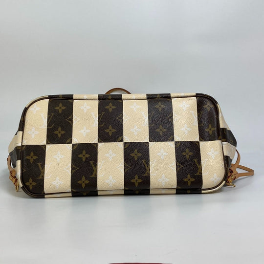 LOUIS VUITTON Tote Bag M40560 Monogram canvas Brown / beige Monogram Layul Neverfull MM Women Used Authentic