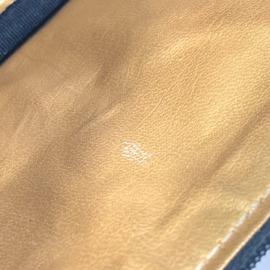 VERSACE Vanity bag PVC / Leather yellow All-over pattern, leopard, leopard Sunburst Women Used Authentic