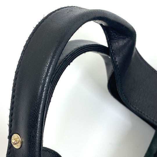 CHANEL Tote Bag Mouton, Leather black CC COCO Mark Cocoko Koon Small Women Used Authentic
