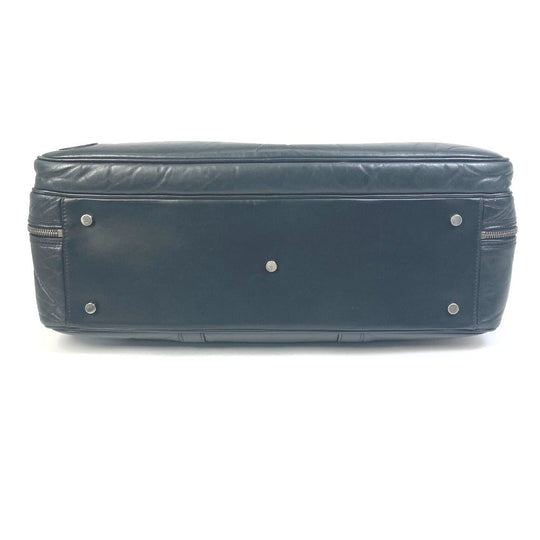 HUNTING WORLD Boston Duffel bag leather black Bag 2WAY mens Used Authentic