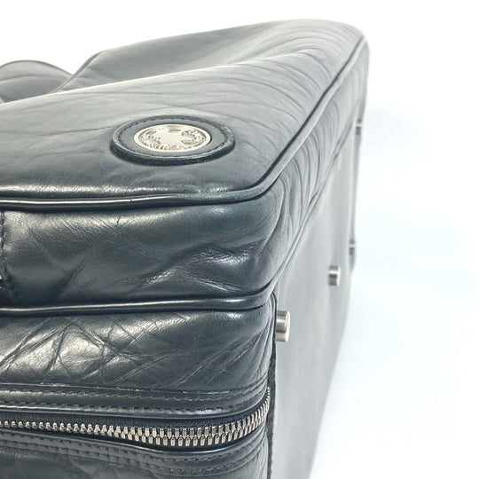 HUNTING WORLD Boston Duffel bag leather black Bag 2WAY mens Used Authentic