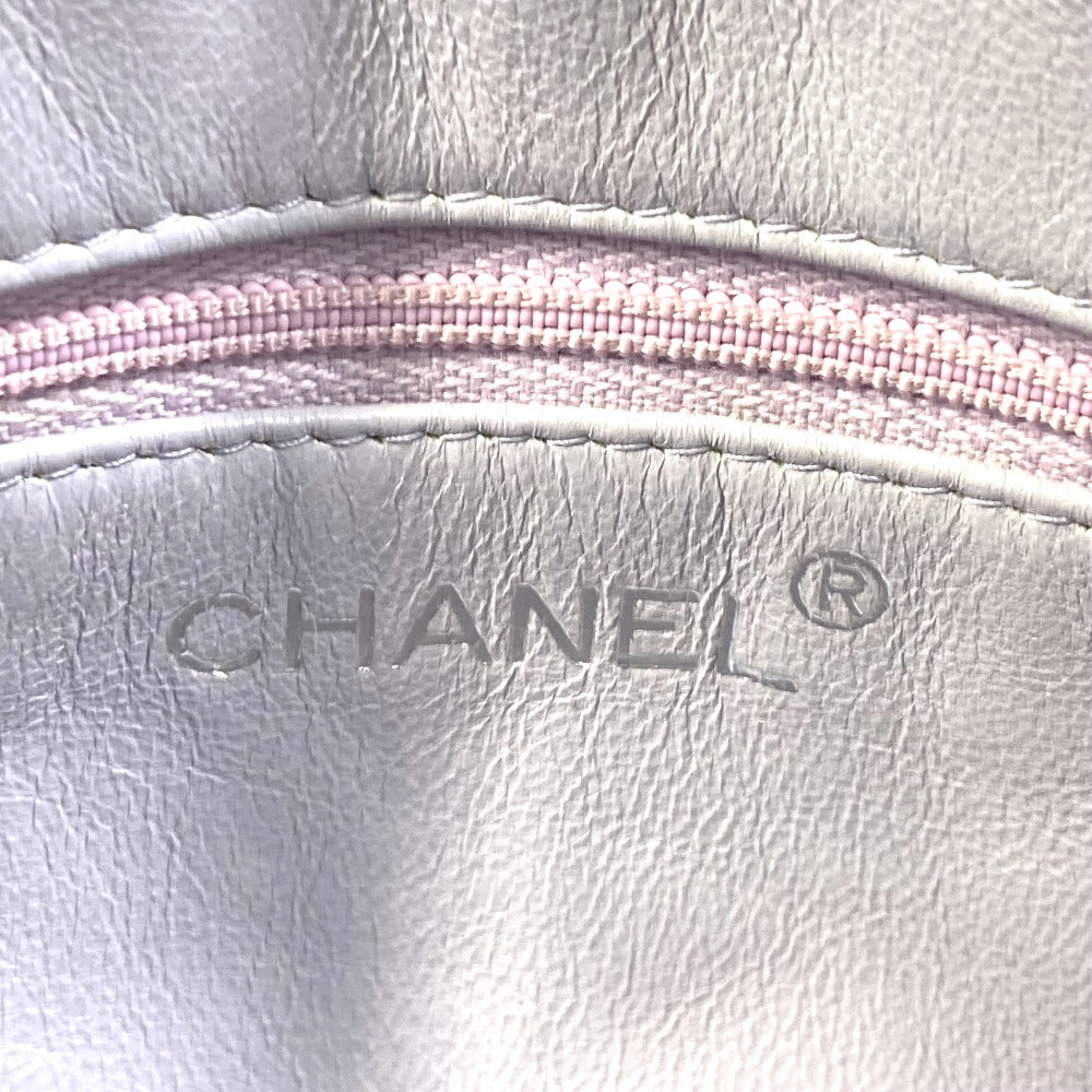CHANEL Shoulder Bag suede purple CC COCO Mark Crossbody Mini matrasse Women Used Authentic