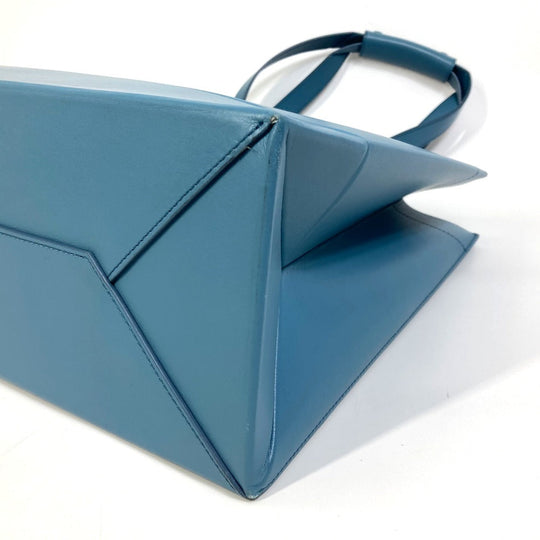 Dior Tote Bag leather blue logo Shawn Stussy collaboration mens Used Authentic