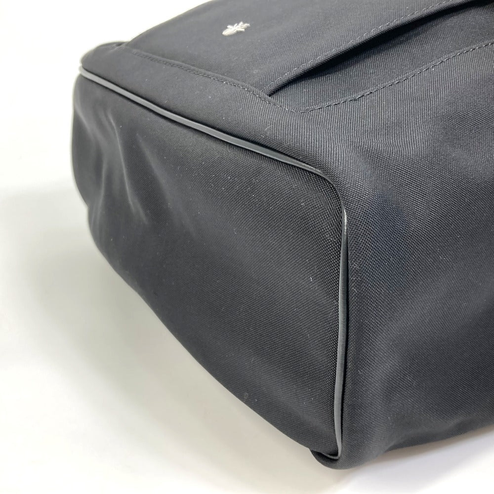DIOR HOMME Backpack 1MOBA062 Canvas / leather black BEE MOTION mens Used Authentic