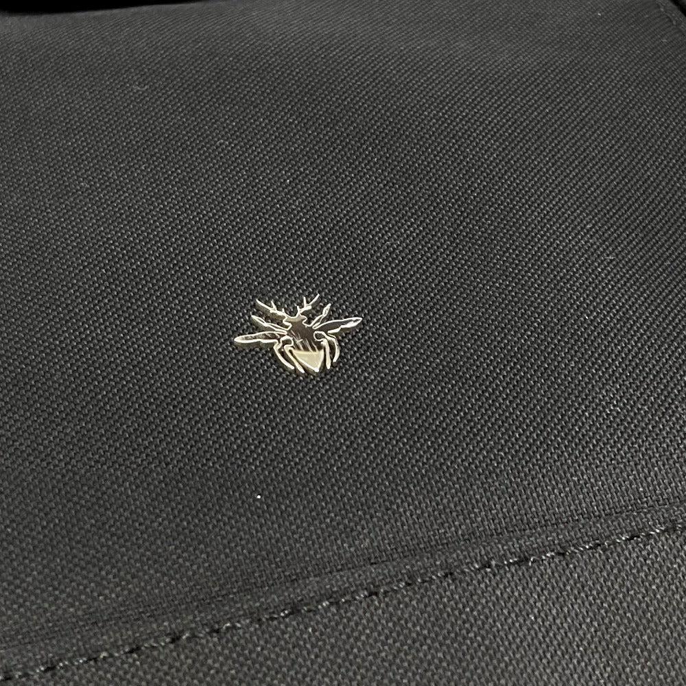 DIOR HOMME Backpack 1MOBA062 Canvas / leather black BEE MOTION mens Used Authentic