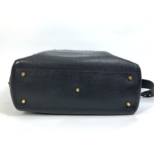 Christian Dior Tote Bag leather black DIORANGELS Shoulder Bag Shoulder Bag unisex(Unisex) Used Authentic