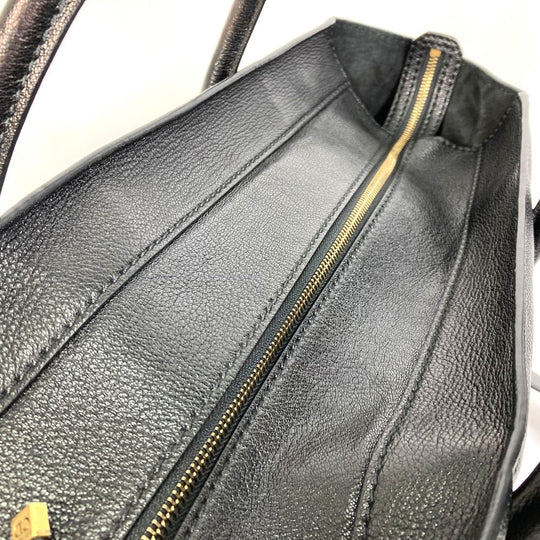 Christian Dior Tote Bag leather black DIORANGELS Shoulder Bag Shoulder Bag unisex(Unisex) Used Authentic