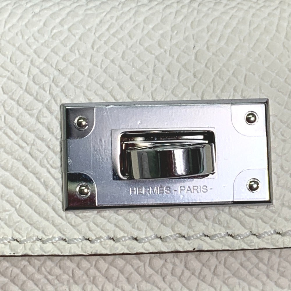 HERMES Shoulder strap Swift, Epsom beige bandouliere Bag strap Women Used Authentic