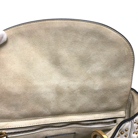 Dior Handbag M0579CVNZ030ETF leather white Canage Tote Bag Women Used Authentic