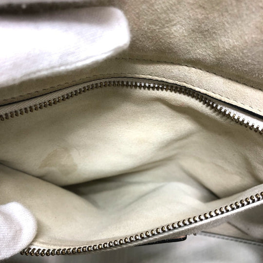 Dior Handbag M0579CVNZ030ETF leather white Canage Tote Bag Women Used Authentic