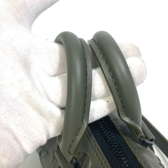 LOUIS VUITTON Handbag M57961 leather khaki monogram seal Keepall XS mens Used Authentic