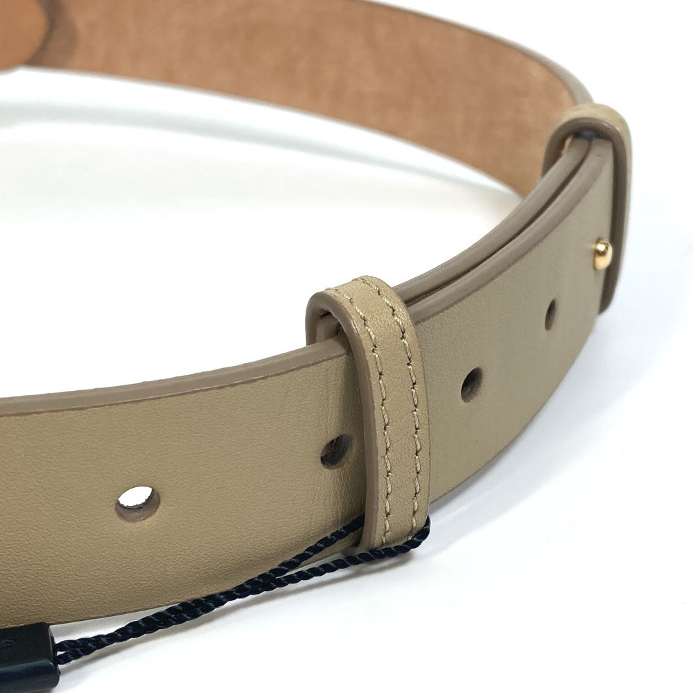 BURBERRY belt 8012136 leather beige ENVELOPE Women 30/75 Used Authentic
