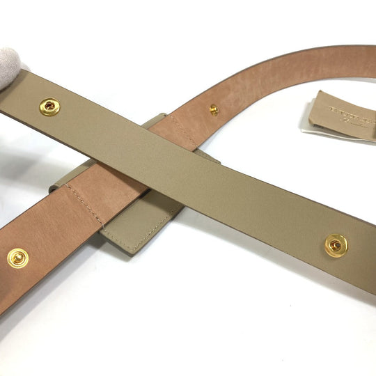 BURBERRY belt 8012136 leather beige ENVELOPE Women 30/75 Used Authentic